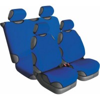 Майки универсал Beltex Cotton синий на 4 сидения, без подголовников