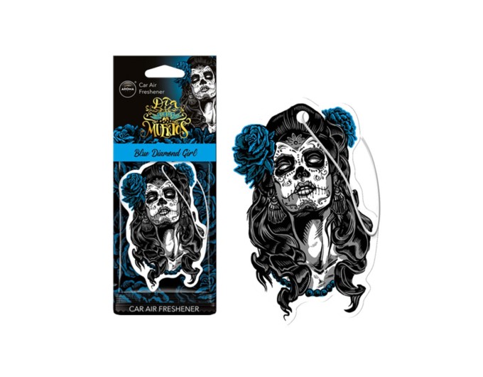 Ароматизатор Aroma Car Cellulose Dia De Los Muertos - Blue Diamond Girl сухой, цена: 57 грн.