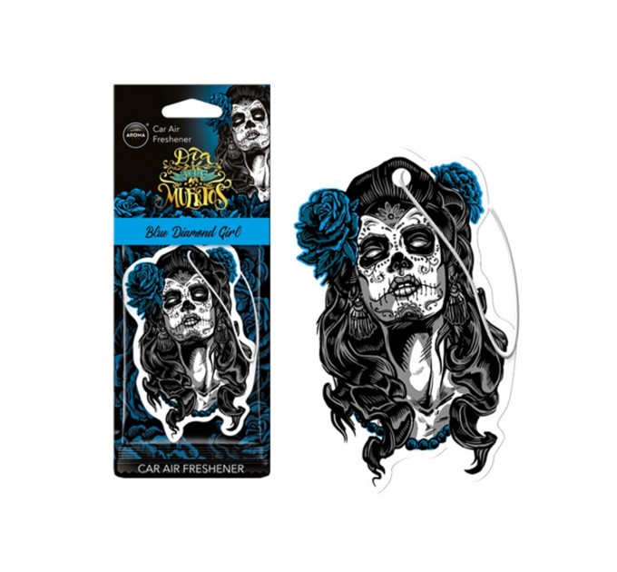 Ароматизатор Aroma Car Cellulose Dia De Los Muertos - Blue Diamond Girl сухой, цена: 55 грн.