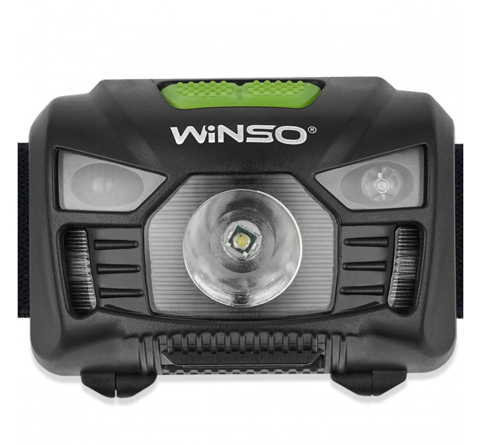 Фонарь налобный Winso 150Lm, 3W LED, 1200mAh с сенсором белый/красный, цена: 492 грн.