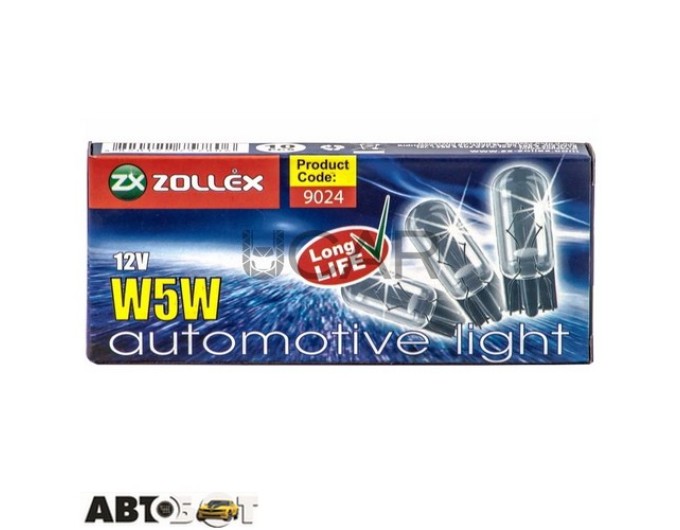 Лампа накаливания Zollex W5W 12V 9024 (1 шт.), цена: 9 грн.