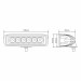 Фара светодиодная Brevia Epistar Flood 10-30V, 18W (6x3W), 1320Lm, 1шт, цена: 327 грн.