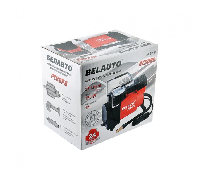 Компресор автомобільний Белавто Рекорд 10Атм 37л/хв 170Вт, ціна: 1 241 грн.