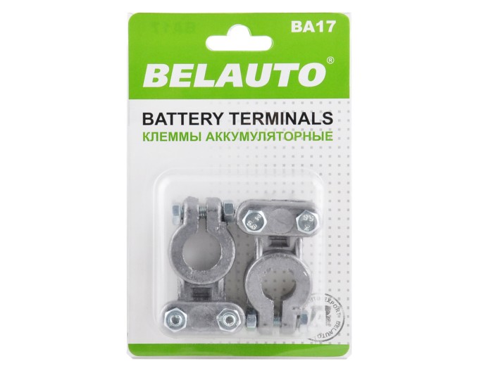 Клеммы аккумуляторные Белавто, свинец, 375гр. BA17, цена: 272 грн.