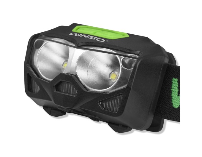 Фонарь налобный Winso Pro 500Lm, 2x5W CREE XTG, 1200mAh/3xAAA, с сенсором белый/красный, цена: 702 грн.