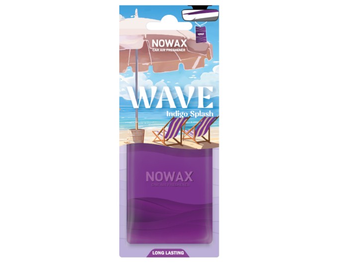 Ароматизатор пластиковий Nowax серія Wave - Indigo Splash, ціна: 80 грн.