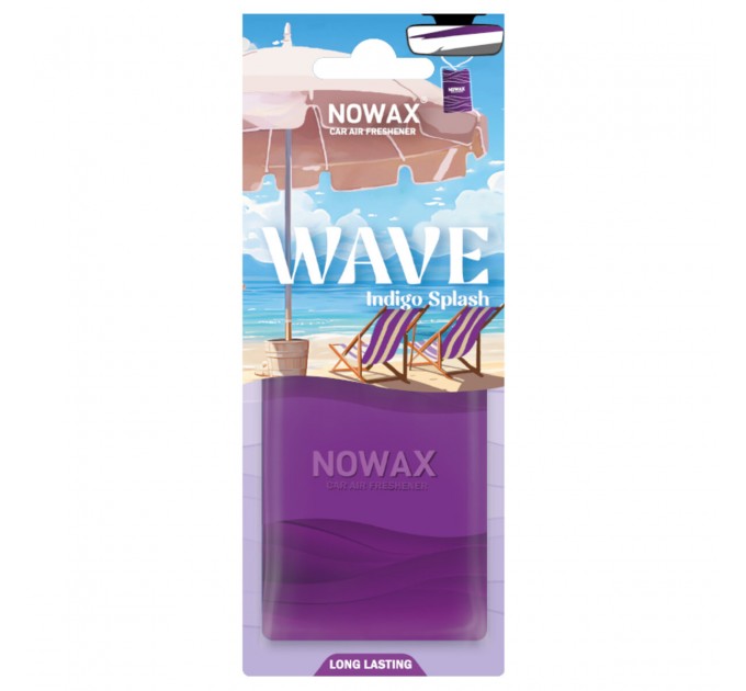 Ароматизатор пластиковый Nowax серия Wave - Indigo Splash, цена: 76 грн.