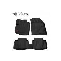 Suzuki SX4 II (2013-2021) комплект 3D ковриков с 5 штук (Stingray)