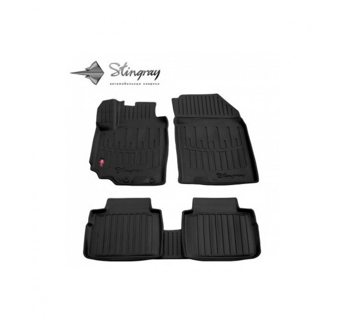 Suzuki SX4 II (2013-2021) комплект 3D ковриков с 5 штук (Stingray), цена: 1 287 грн.