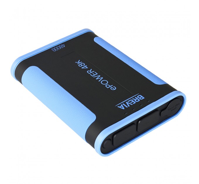 Повербанк (Power Bank) Brevia ePower 48000mAh 153.6Wh LiFePo4 чорно-синій, ціна: 5 499 грн.