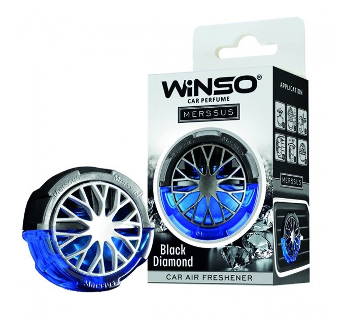 Освіжувач повітря Winso Merssus на дефлектор з регулюванням інтенсивності 18мл Black Diamond, ціна: 189 грн.