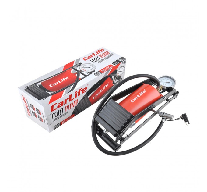 Помпа ножна CARLIFE одноциліндрова, 80ммx130мм, ціна: 748 грн.
