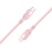 Кабель Brevia Type-C to Lightning 30W 1,2м, розовый ZIP, цена: 199 грн.