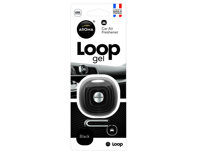 Ароматизатор Aroma Car Loop Black гелевий, ціна: 138 грн.