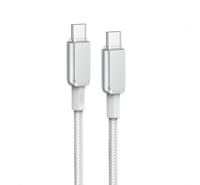 Кабель XO PVC Shiny Colorful Type-C to Type-C 60W 1м белый, цена: 119 грн.