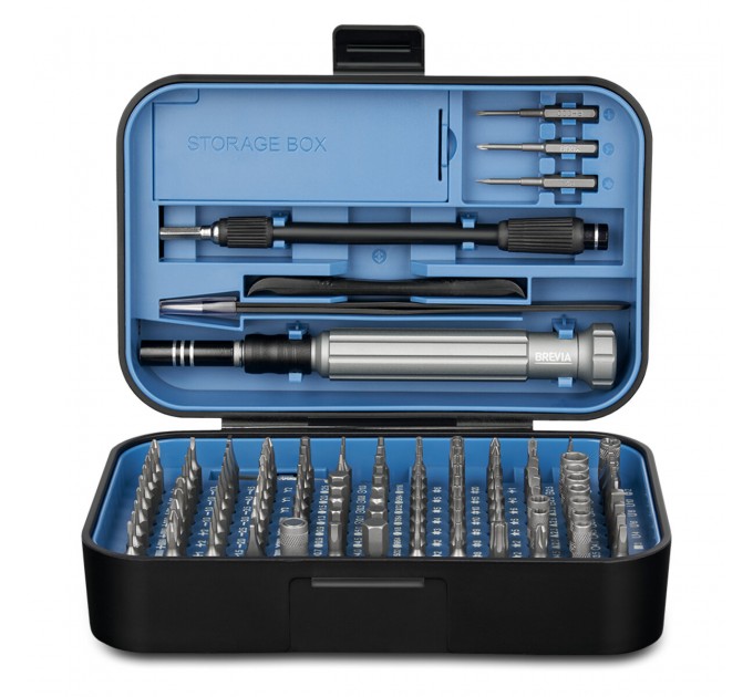 Викрутка Brevia з комплектом насадок для точних робіт 150в1, ціна: 854 грн.
