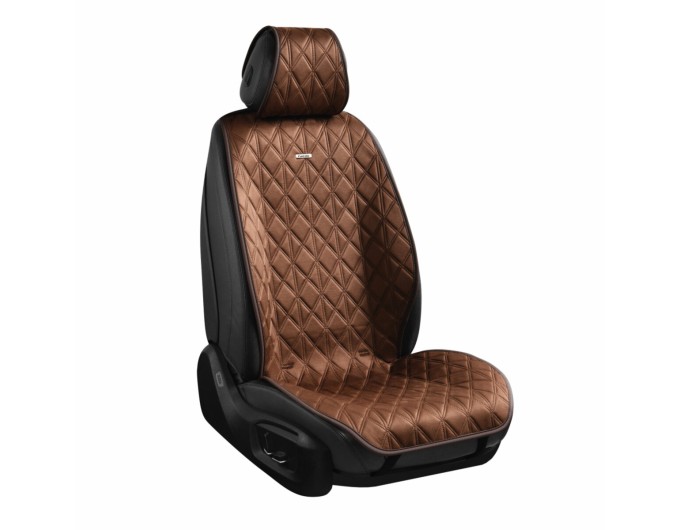 Комплект преміум накидок для сидінь CarLife Nitro, coffee, ціна: 4 734 грн.