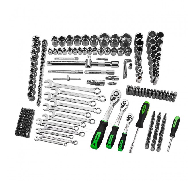 Професійний набір інструментів в кейсі Winso Pro 1/2", 1/4", 3/8" 72T, CR-V, 219од., ціна: 6 573 грн.