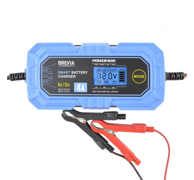 Зарядний пристрій АКБ Brevia Power 6/12В 120А·год 4А, ціна: 1 349 грн.