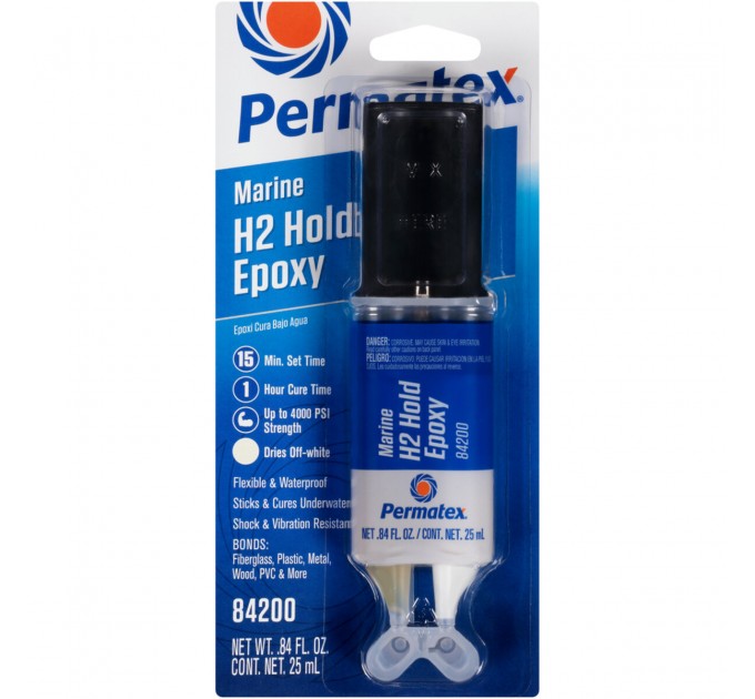 Епоксидний клей Permatex Marine H2 Hold Epoxy 25мл, ціна: 285 грн.