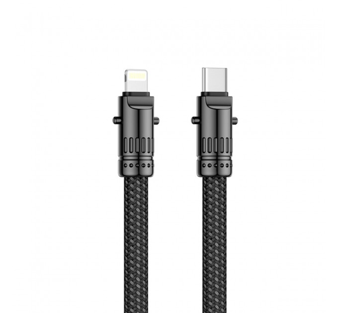 Кабель XO Lanyard Bullet Type-C to Lightning 27W 1,2м черный, цена: 299 грн.