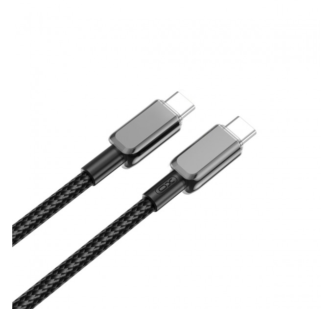 Кабель XO PVC Shiny Colorful Type-C to Type-C 60W 1м черный, цена: 119 грн.