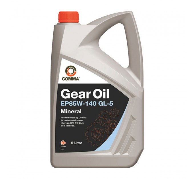 Трансмиссионное масло Comma Gear Oil EP 85W-140 GL4/GL5 5л, цена: 2 492 грн.