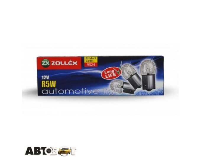 Лампа розжарювання Zollex R5W 12V 9524 (1 шт.), ціна: 21 грн.