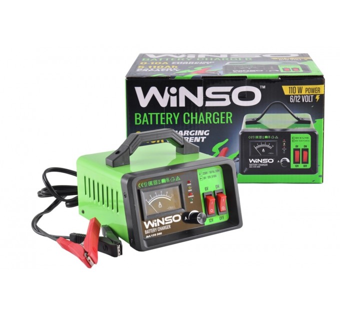 Зарядний пристрій АКБ Winso 6/12В 110А·год 10А, ціна: 1 253 грн.