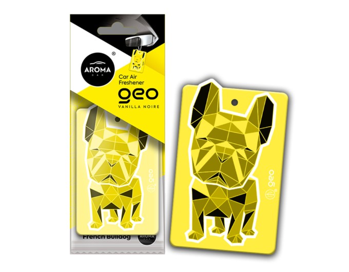 Ароматизатор Aroma Car Cellulose Geo Dog - Yellow Vanilla Noire сухой, цена: 57 грн.