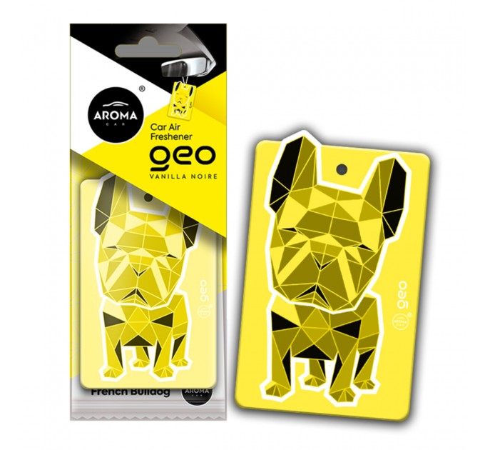 Ароматизатор Aroma Car Cellulose Geo Dog - Yellow Vanilla Noire сухой, цена: 57 грн.