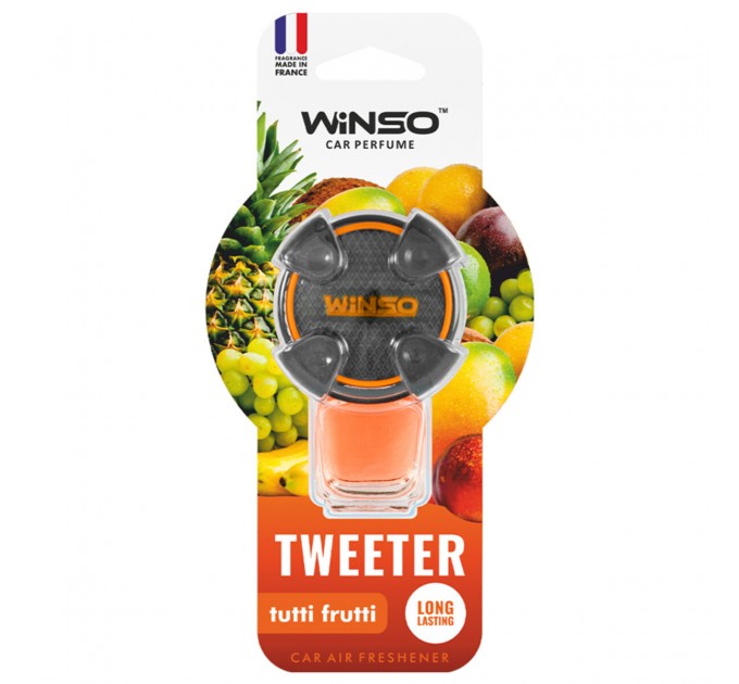 Ароматизатор Winso Tweeter Tutti Frutti рідкий 8мл, ціна: 127 грн.