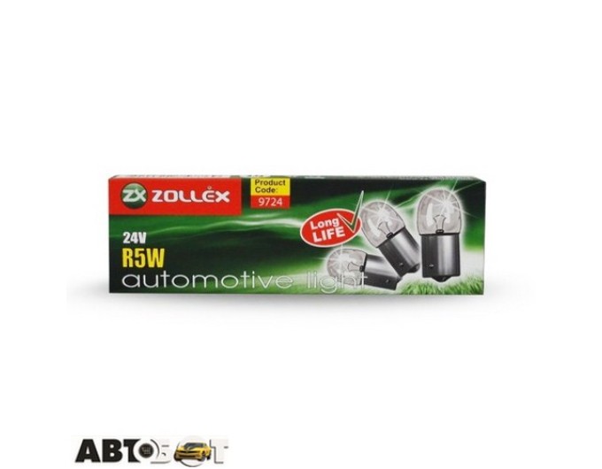 Лампа розжарювання Zollex R5W 24V 9724 (1шт.), ціна: 21 грн.