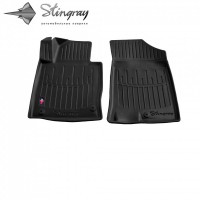 Hyundai Sonata (LF) (2014-2019) комплект 3D килимків з 2 штук (Stingray)