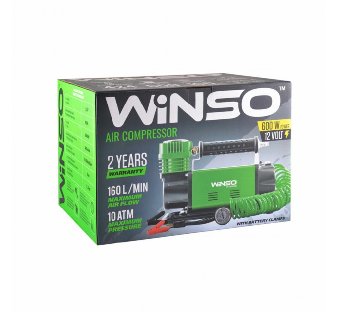 Компресор автомобільний Winso 10Атм 160л/хв 600Вт, ціна: 3 647 грн.
