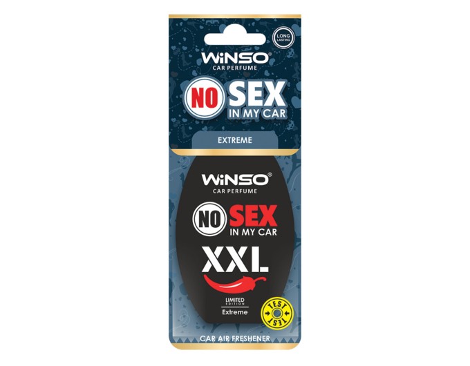 Освіжувач повітря Winso No Sex in My Car, целюлозний ароматизатор Extreme, ціна: 37 грн.