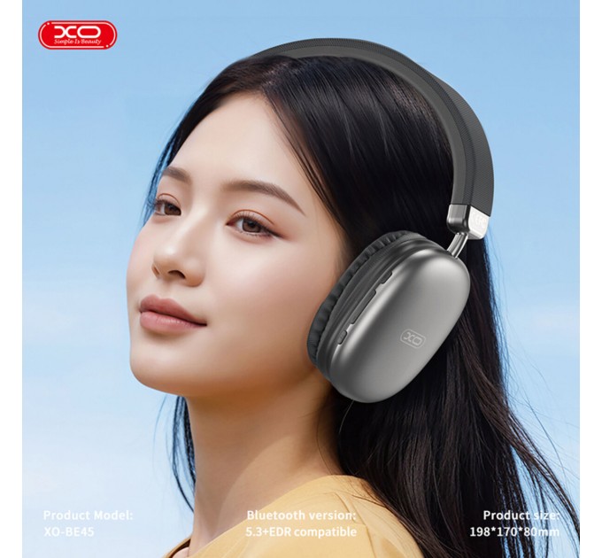 Беспроводные наушники XO BE45 Beiguo черные, цена: 539 грн.