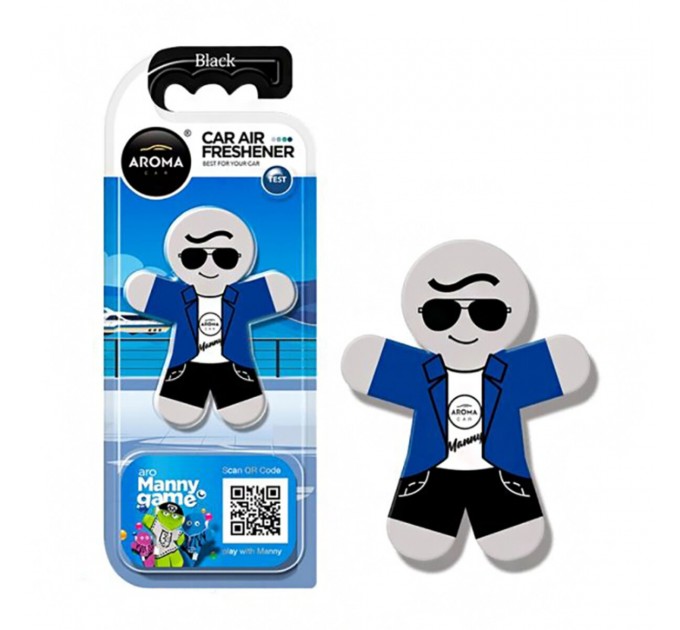 Ароматизатор Aroma Car Manny - Stylish Black, цена: 125 грн.