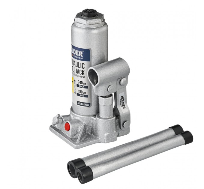 Домкрат гідравлічний пляшковий Molder 3т 180-340мм, ціна: 707 грн.