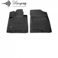 Hyundai Santa Fe IV (TM) (2020-...) комплект 3D килимків з 2 штук (Stingray)