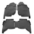 Toyota Hilux VII (Crew Cab) (ПРАВЫЙ РУЛЬ) (2004-2015) комплект 3D ковриков с 5 штук (Stingray), цена: 1 870 грн.