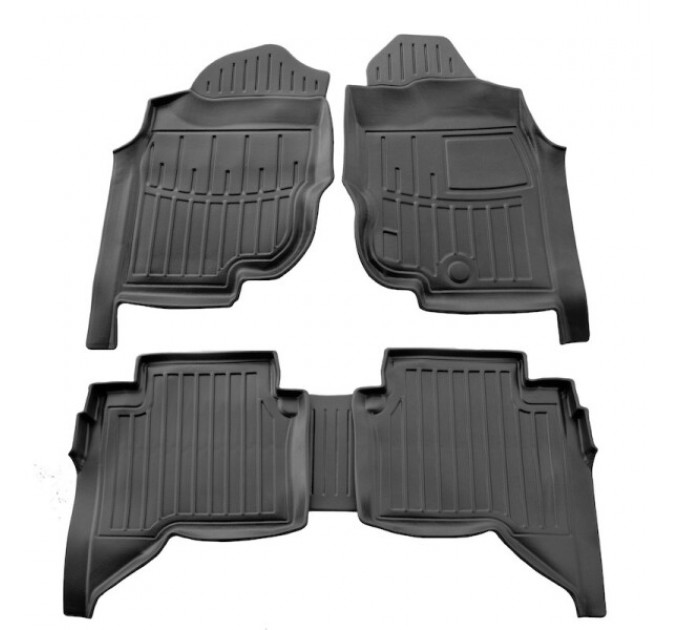 Toyota Hilux VII (Crew Cab) (ПРАВЫЙ РУЛЬ) (2004-2015) комплект 3D ковриков с 5 штук (Stingray), цена: 1 870 грн.
