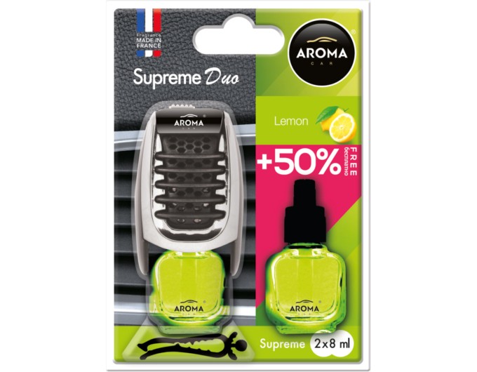 Ароматизатор Aroma Car Supreme Duo Slim Lemon жидкий 7мл, цена: 222 грн.