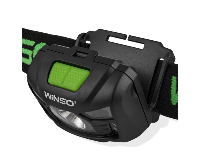 Фонарь налобный Winso 100Lm, 3W LED, 3xAAA, с сенсором белый/красный, цена: 304 грн.