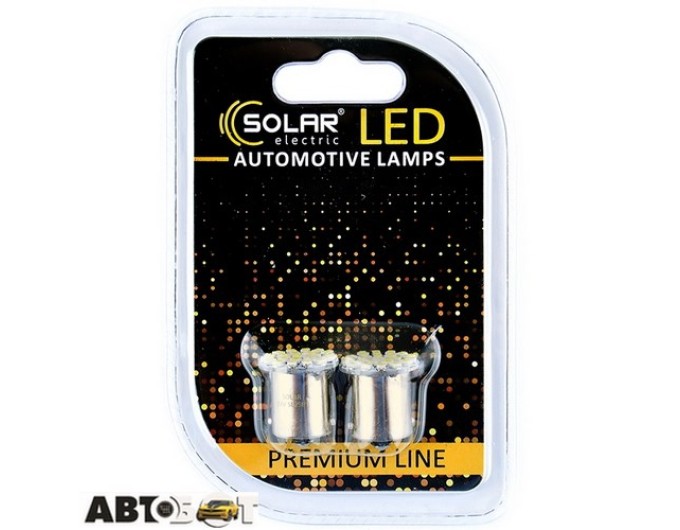 LED лампа SOLAR G18.5 BA15s 24V 22SMD 3020 white SL2581 (2 шт.), ціна: 78 грн.