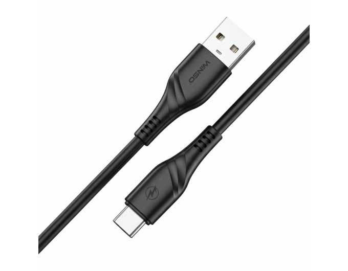 Кабель Winso Pro USB to Type-C PVC 1м чорний, ціна: 49 грн.