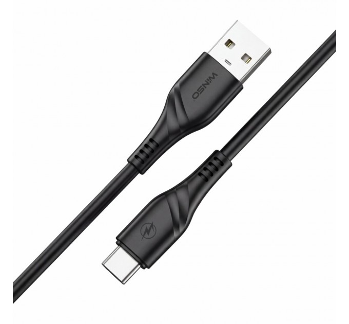 Кабель Winso Pro USB для Type-C PVC 1м черный, цена: 49 грн.