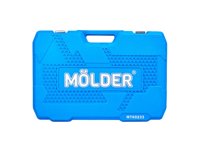 Профессиональный набор инструментов в кейсе MÖLDER 1/2", 1/4", 3/8" 72Т, CR-V, 233ед., цена: 8 329 грн.