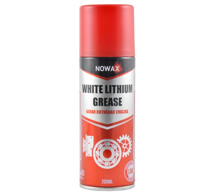 Змазка літієва Nowax White Lithium Grease біла, 200мл, ціна: 169 грн.