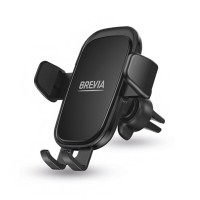Держатель телефона автомобильный Brevia AirClip GlossHold на дефлектор
